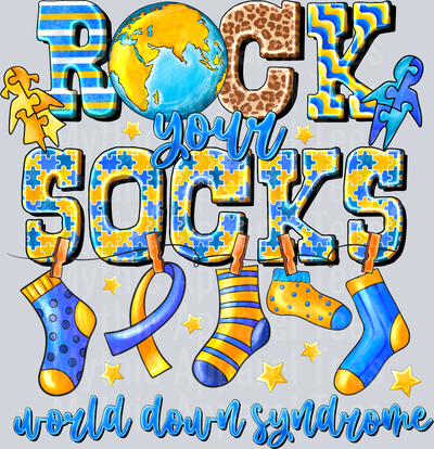 Rocks Your Socks World Down Syndrome Awareness