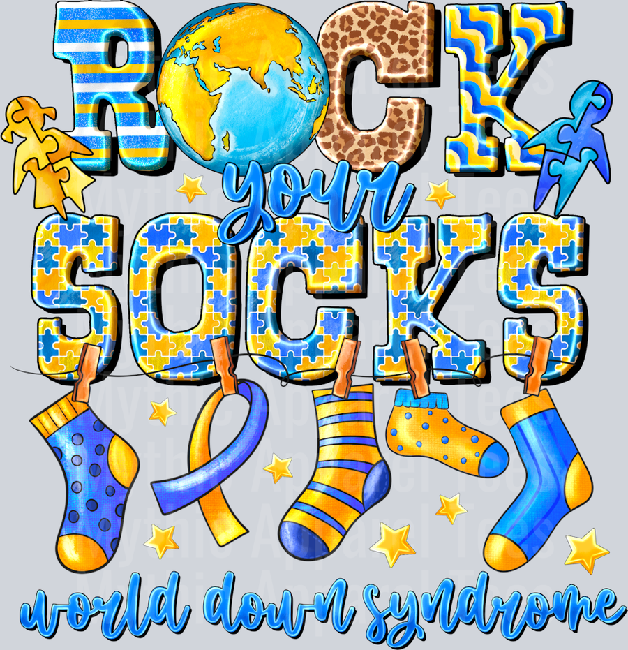 Rocks Your Socks World Down Syndrome Awareness
