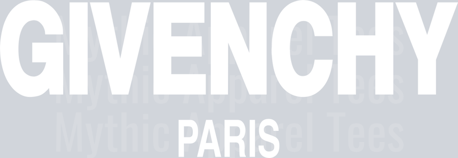 Givenchy paris 002 white PNG