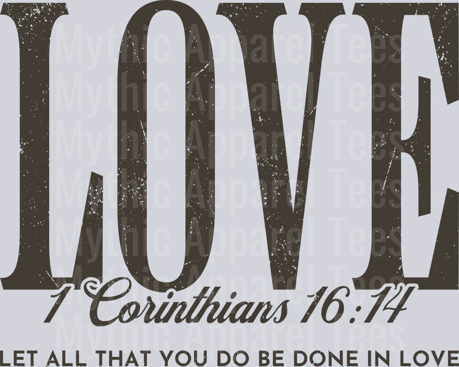 Love 1_vintage black_distressed