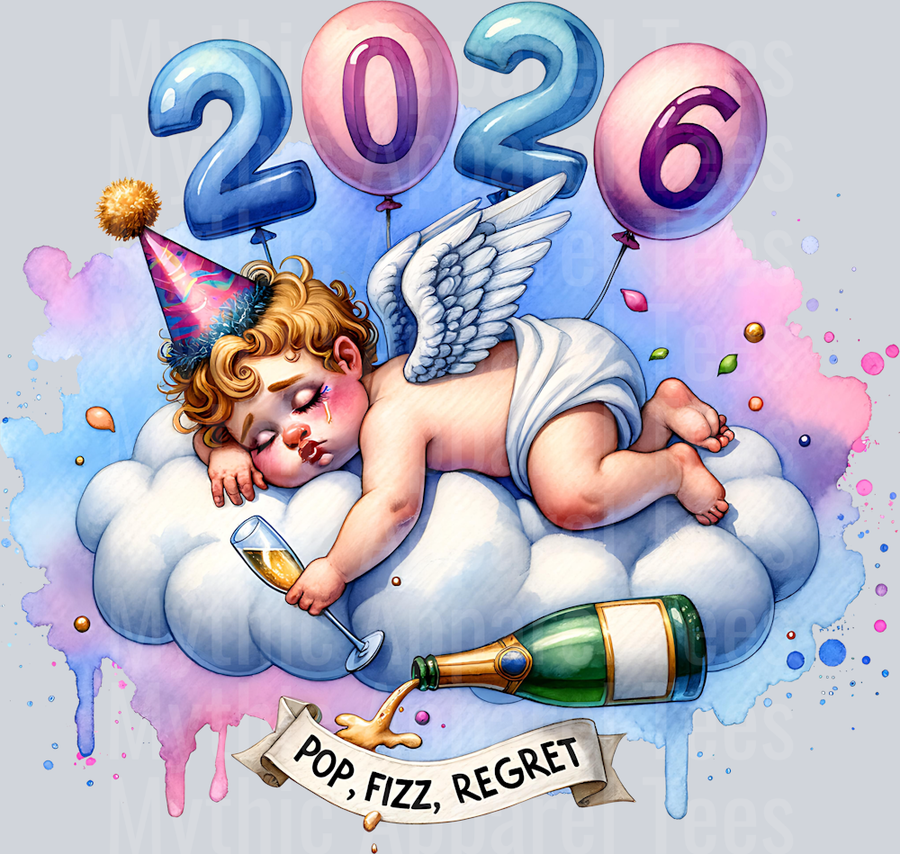 POP FIZZ REGRET CHERUB NEW YEARS