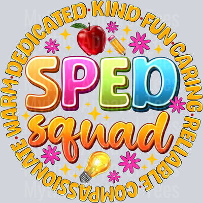 Special education Squad Warm Dedicated Kind Fun Caring Reliable Teacher