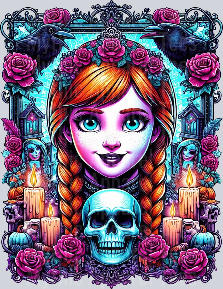 Anna2 Disney Princess Tarot Card