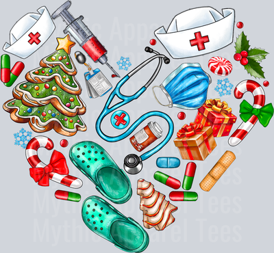 Christmas Nurse Heart