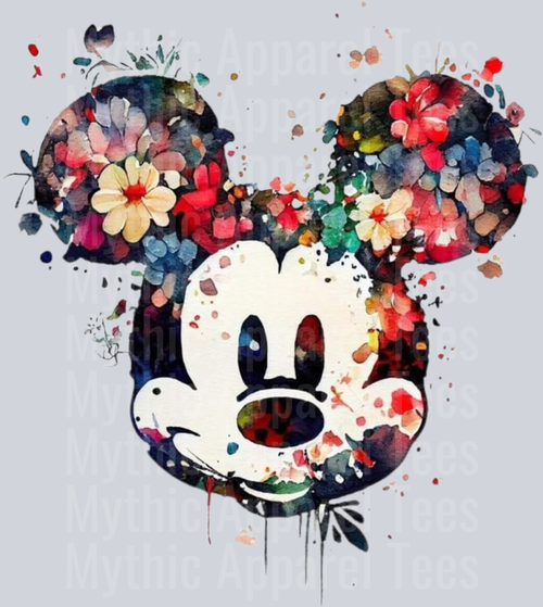 Disney Mickey Painted DTF Disney Transfers