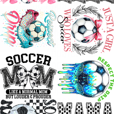 Soccer GANG SHEET 10 FULL SIZE IMAGES