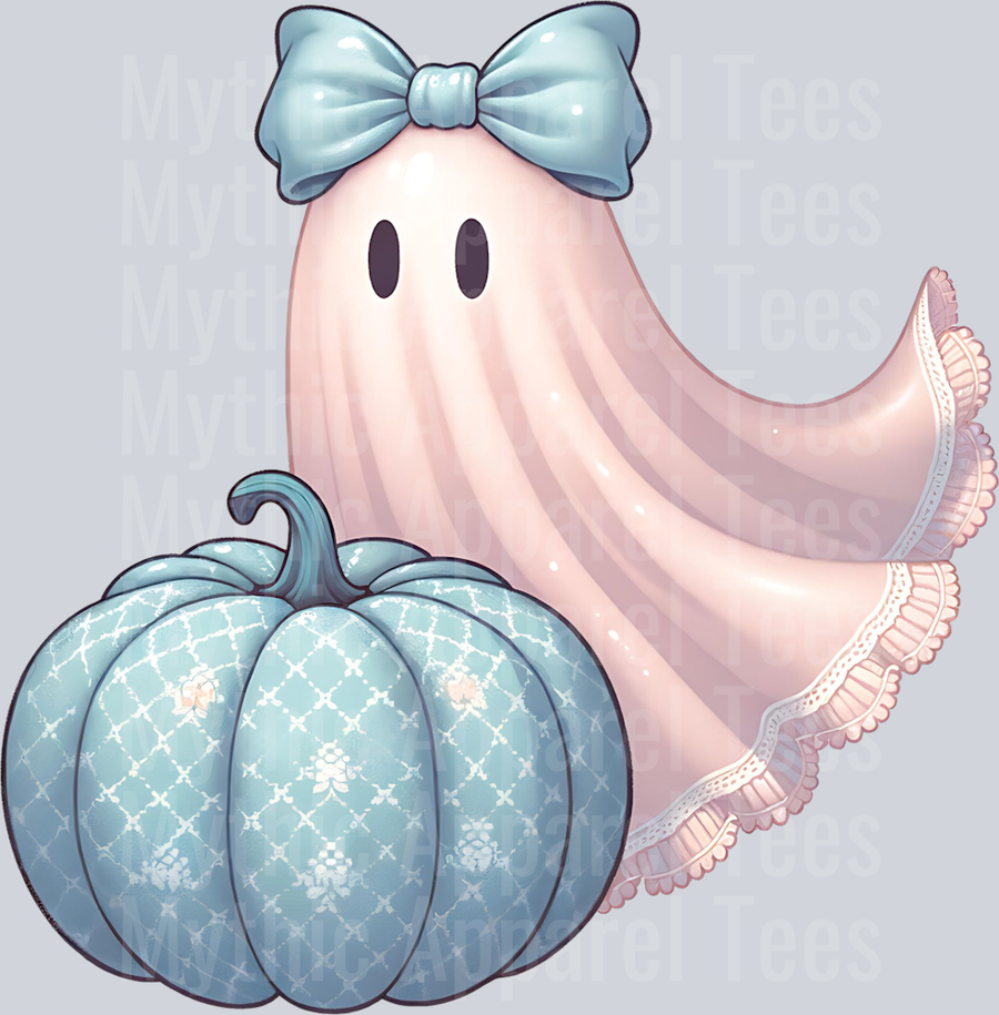 PINK AND BLUE GHOST