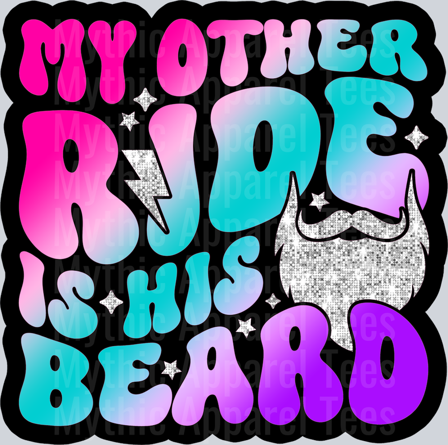 Color My Other Ride Is His Beard