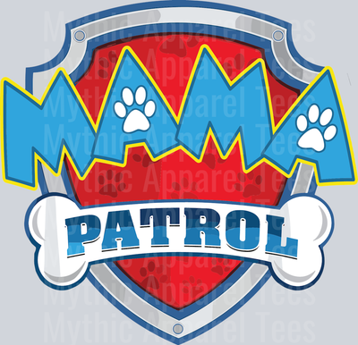 MaMa Patrol Mom DTF Paw Patrol Transfers