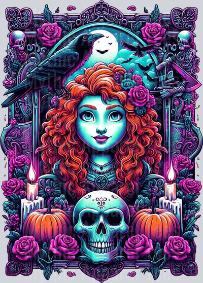 Merida Disney Princess Tarot Card