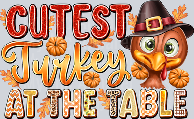Cutest turkey at the table Thanksgiving