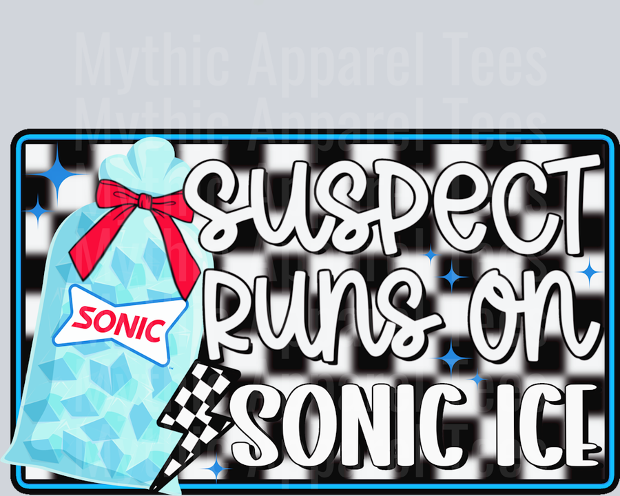 Suspect sonic ice DTF Drink Transfers