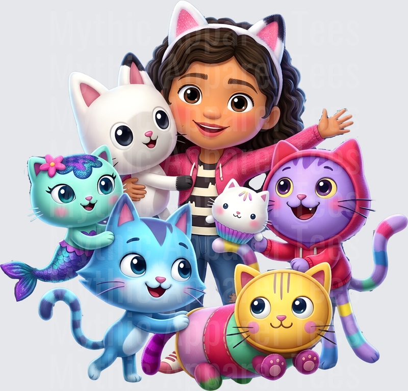 Gabby's Doll House Gabby and Friends Group Character Lineup
