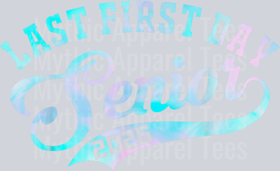 Last First Day Senior 2026 Tie Dye Class of 2026 Graduation T-Shirt