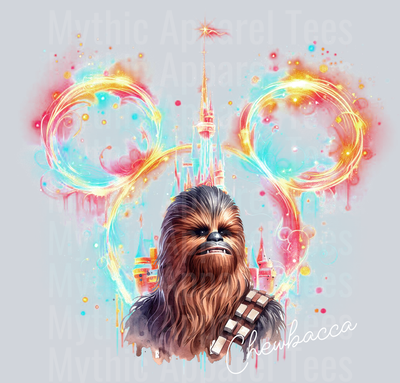Chewbacca Disney Castle Disney Star Wars