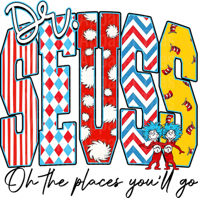 Dr Suess DTF Transfer