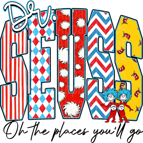 Dr Suess DTF Transfer