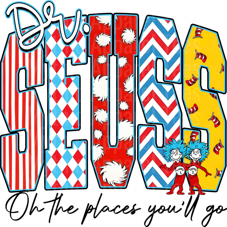 Dr Suess DTF Transfer