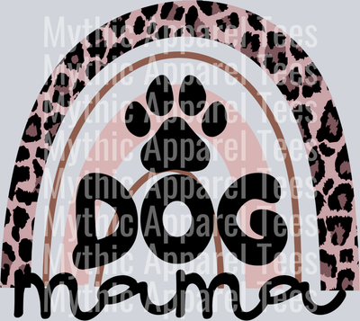 Dog Momma Cheetah Arch - Dog Pet Transfers