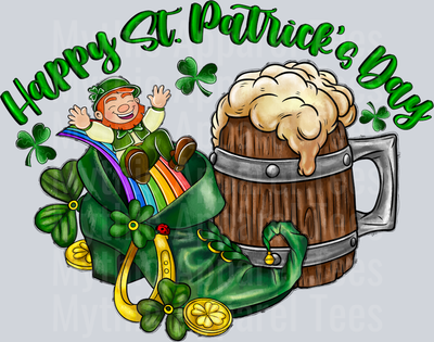 Happy St Patrick's Day Beer Drinking