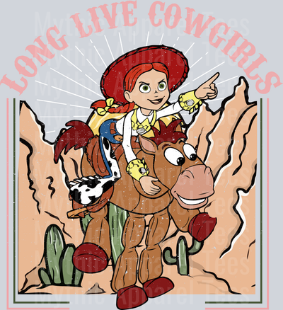 Long Live Cowgirls Jessie 2 Toy Story DTF Disney Transfers