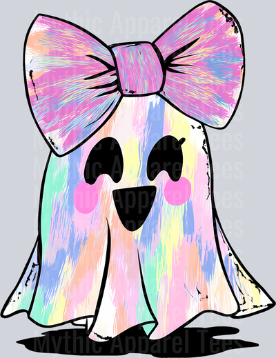 TD Iridescent Coquette Ghost PNG – Cute Halloween Sublimation  Retro Spooky Shirt Design  Girly Pumpkin Vibes Digital Download 2