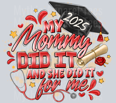 my mommy did it and she did it for me
