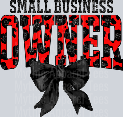 Red Leopard Small Business Owner