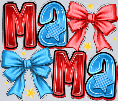 Mama Ma 4th of july Bow