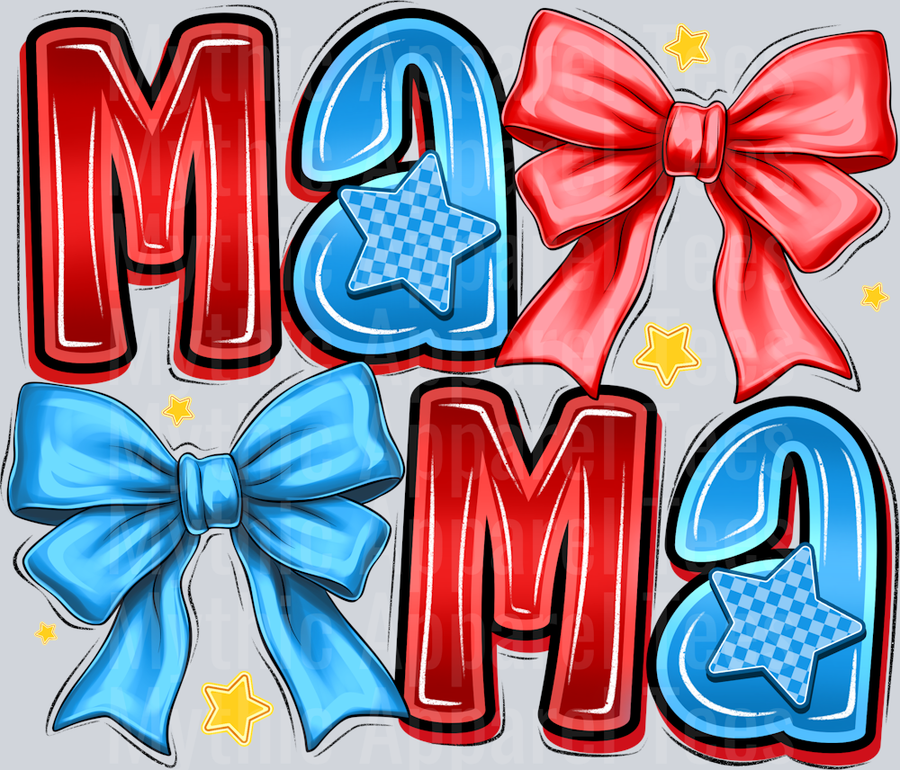 Mama Ma 4th of july Bow