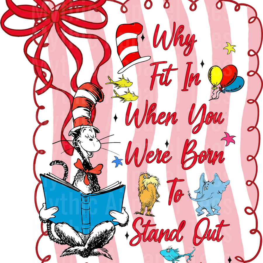 Dr Suess DTF Transfer