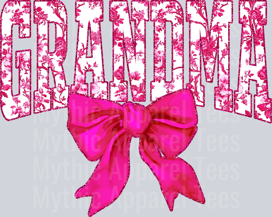 Pink Toile Grandma