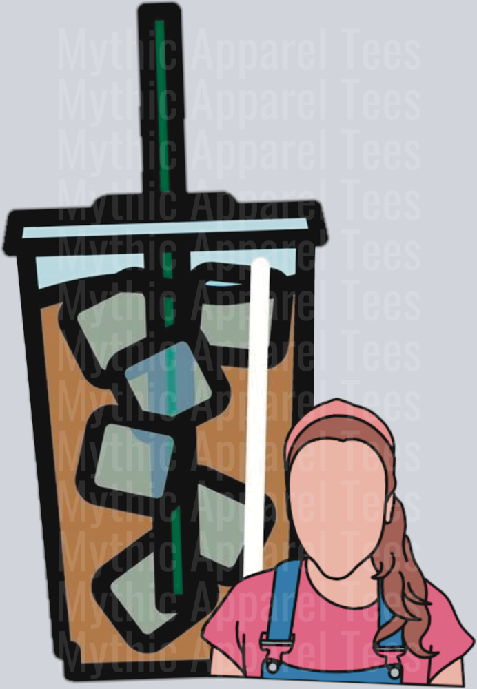 Ms Rachel Iced Coffee DTF Ms Rachel Transfers