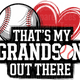 Grandma Grandpa Grandparents Baseball DTF Transfer