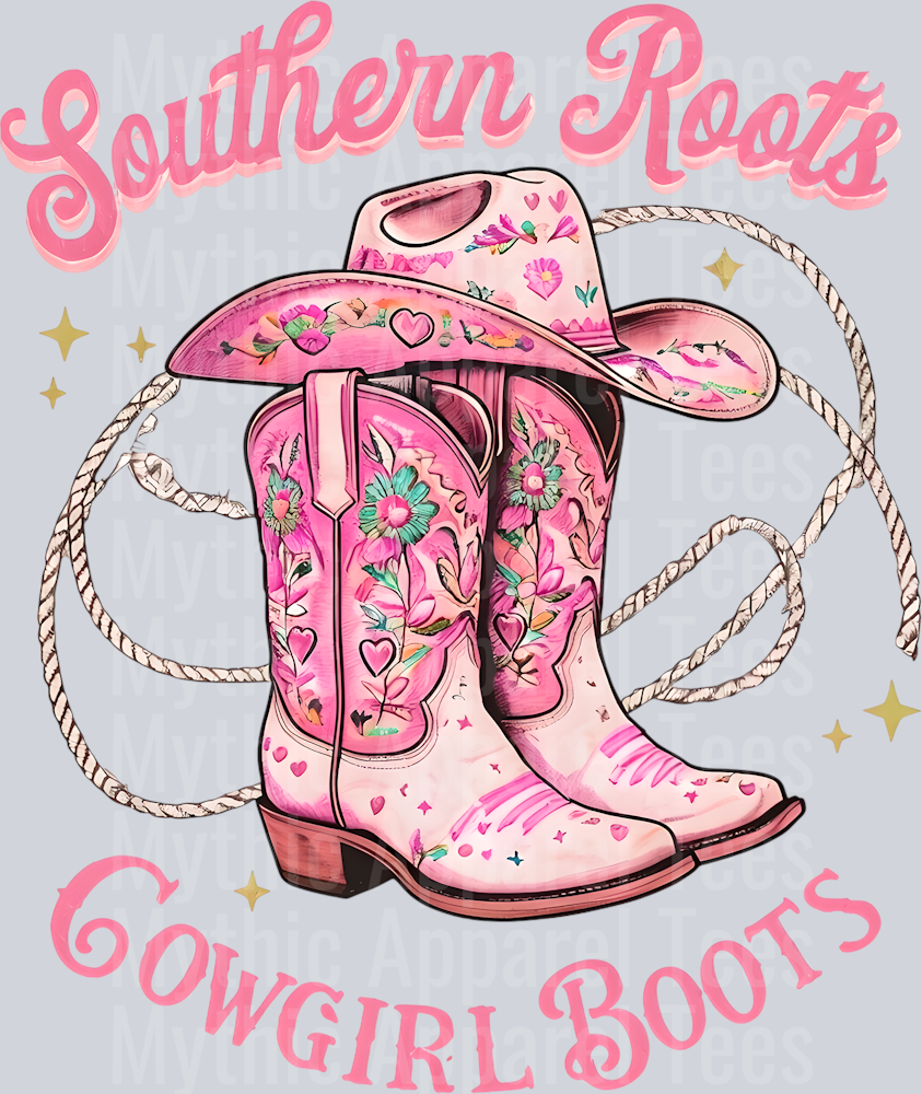 Southern Roots Cowgirl Boots Cowgirl Western Southern Girl Pink