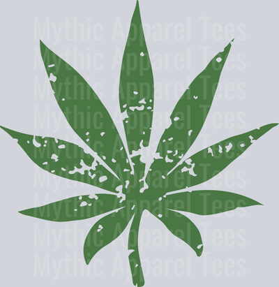 Distressed Weed Plant 2 weed plant DTF Weed Transfers