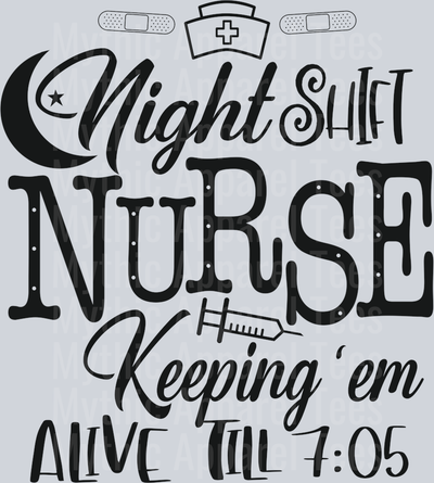 Night Shift Nurse Keeping em ALIVE till 7:05 DTF Nurse Transfers
