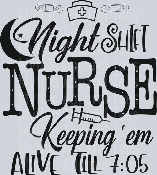 Night Shift Nurse Keeping em ALIVE till 7:05 DTF Nurse Transfers