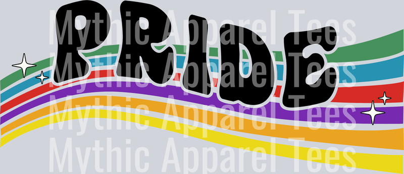 Pride Rainbow  LGBTQ+ Transfer