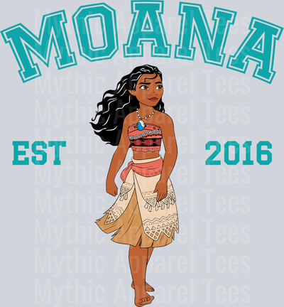 Moana EST 2016 Disney Moana DTF Moana Transfers