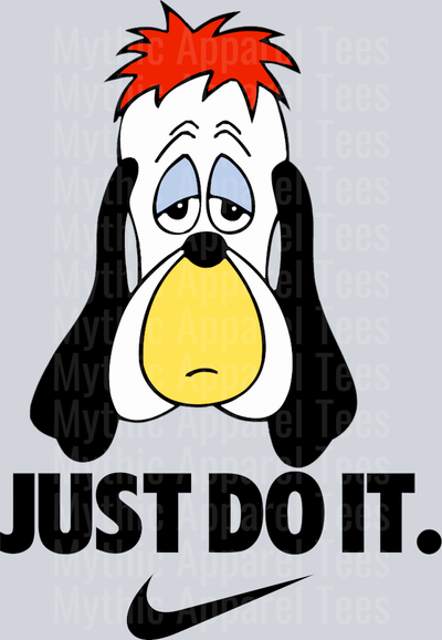 DOG JUST DO IT DTF Nike Transfers