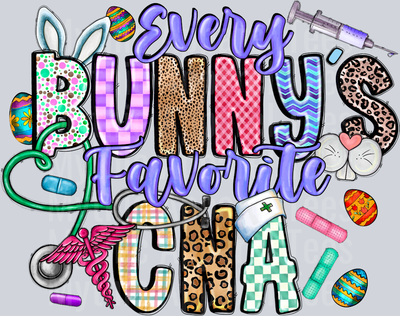 Ever Bunny's Favorite CNA Nurse Easter