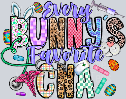 Ever Bunny's Favorite CNA Nurse Easter