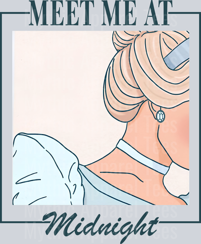 Meet Me At Midnight Cinderella DTF Taylor Swift Transfers