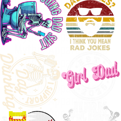 DAD VARIETY 3 GANG SHEET 10 FULL SIZE IMAGES