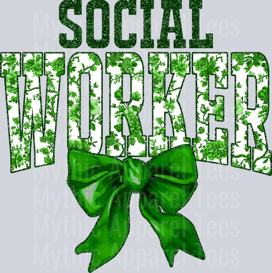 Green Toile Social Worker