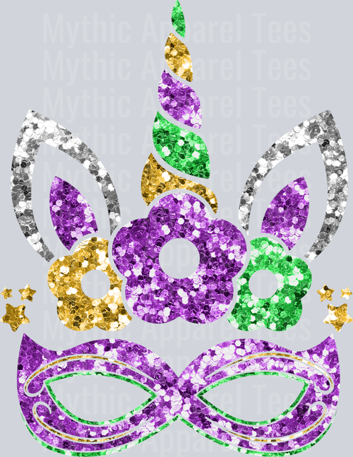 AZ726 Mardi Gras Rhinestone