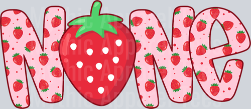 NeNe Strawberry Pink DTF NeNe Transfers