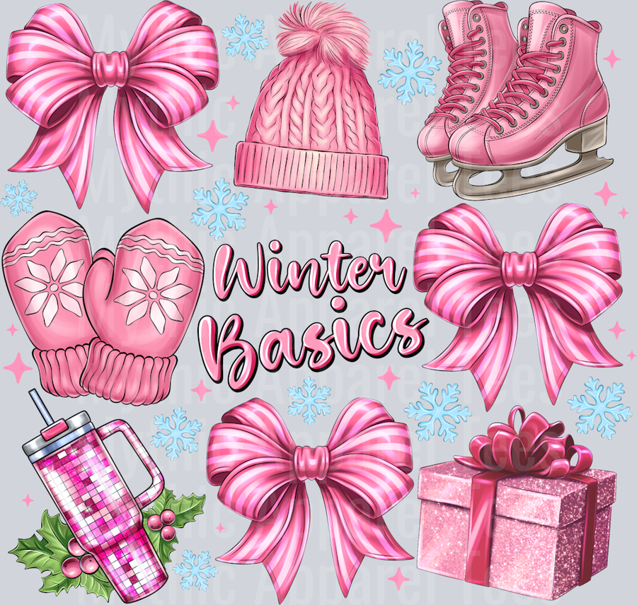 Winter Basics Winter Season Stanley And Pink Bows