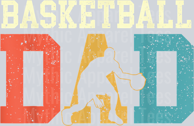 43 Basketball Dad - Fathers Day Game Trainer Ball Sports Lover T-Shirt